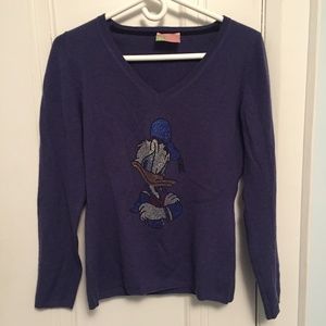 Princess Goes Hollywood Cashmere Disney Donald Duck Sweater (Small / EU 38)
